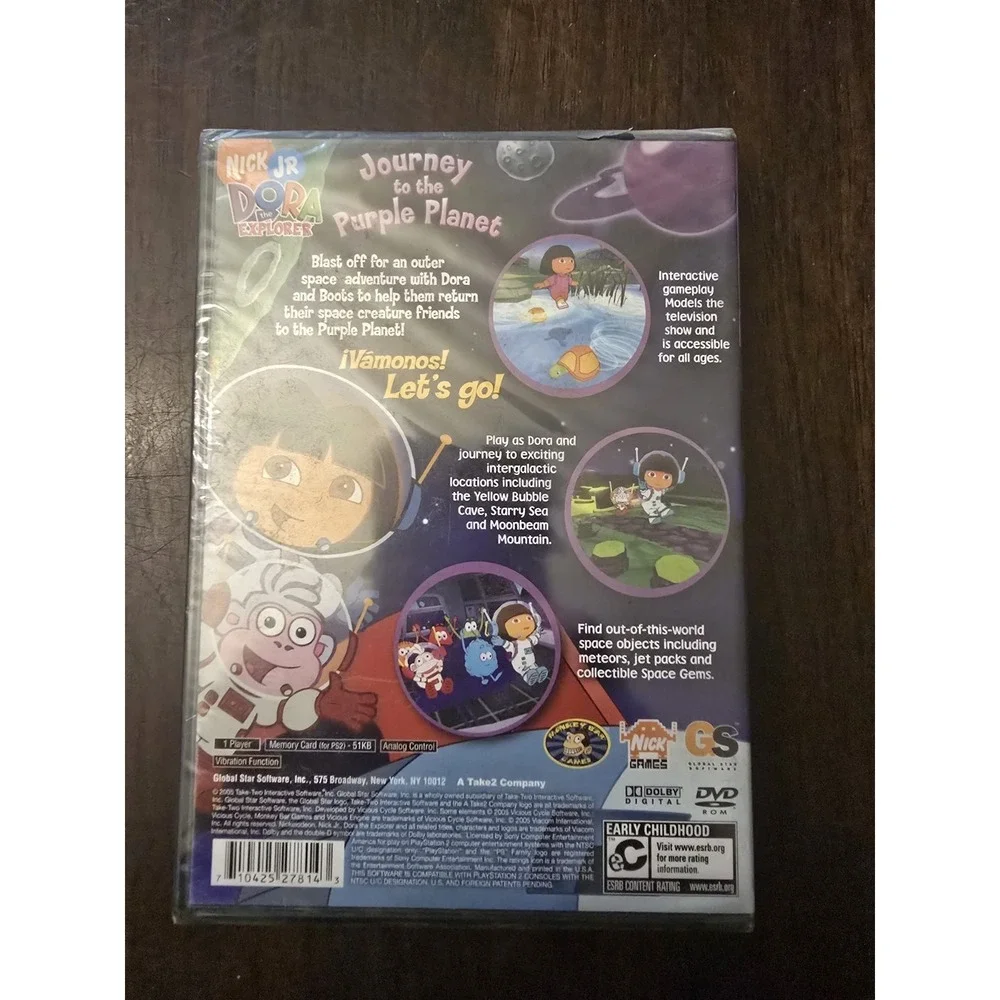 Dora the Explorer: Journey to the Purple Planet (PlayStation 2 PS2) BRAND‎ NEW